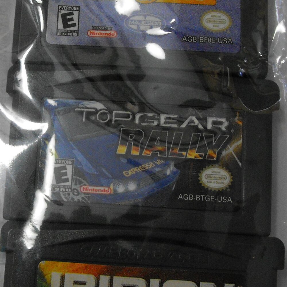 Gameboy Advance Game Top Gear
